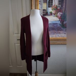 Halogen Cardigan Deep Wine